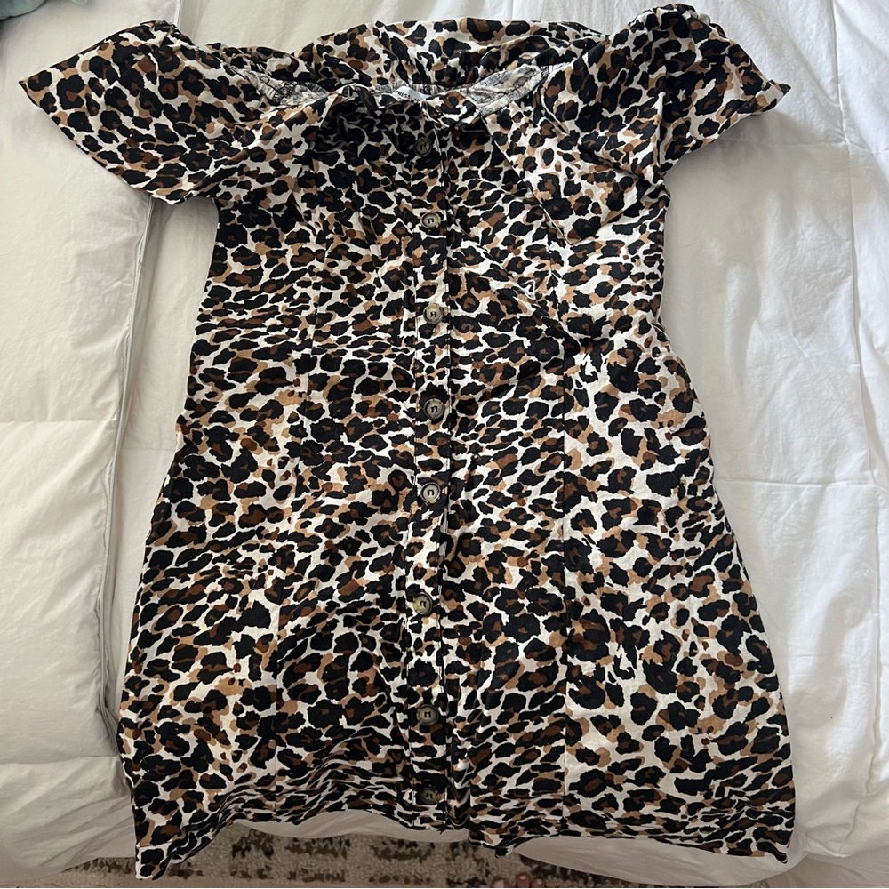 Rocky Barnes x Express cheetah dress
